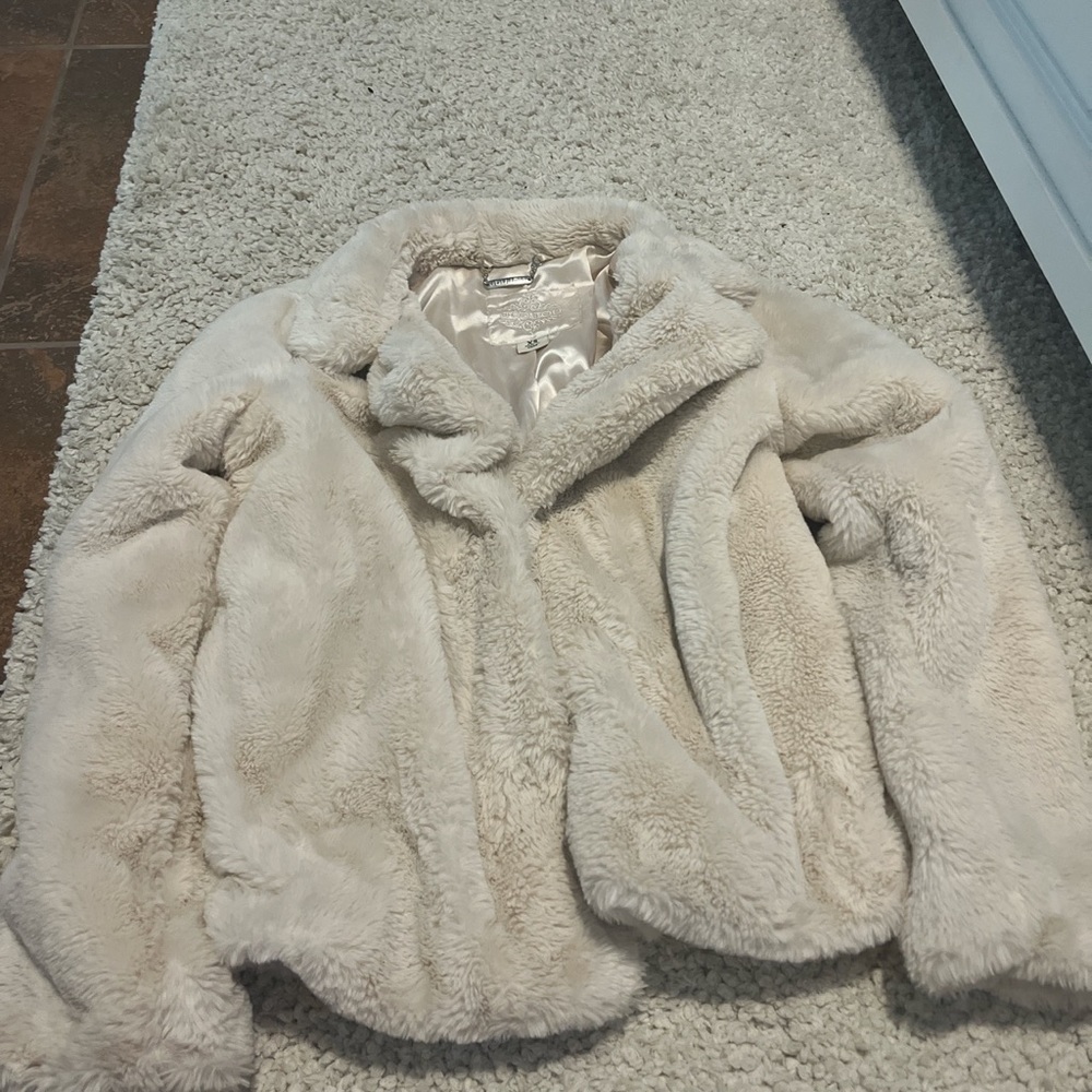 Faux fur jacket